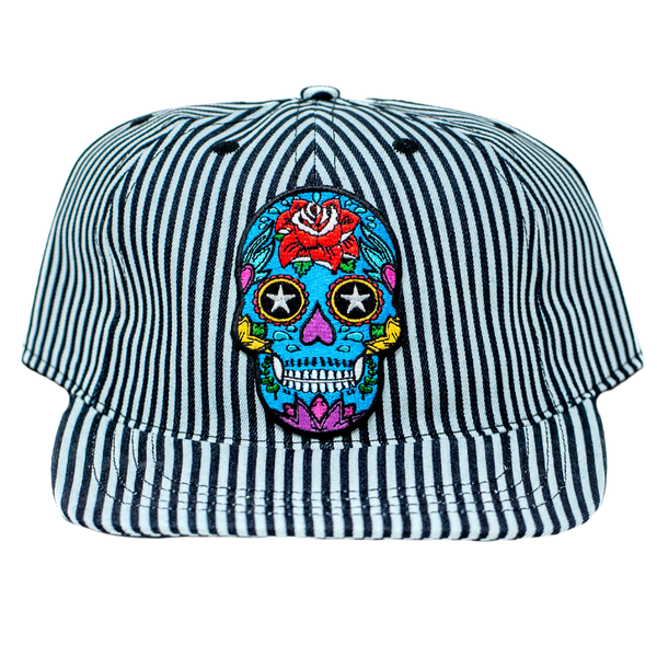 Sugar skull baseball cap sales
