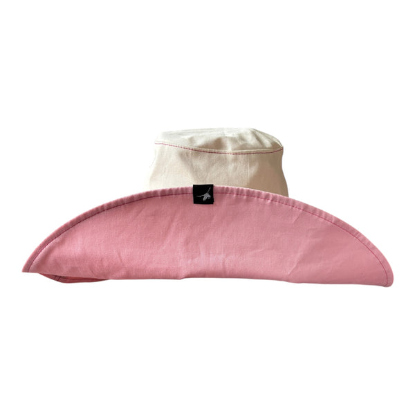 Reversible Wide Brim Resort Hat