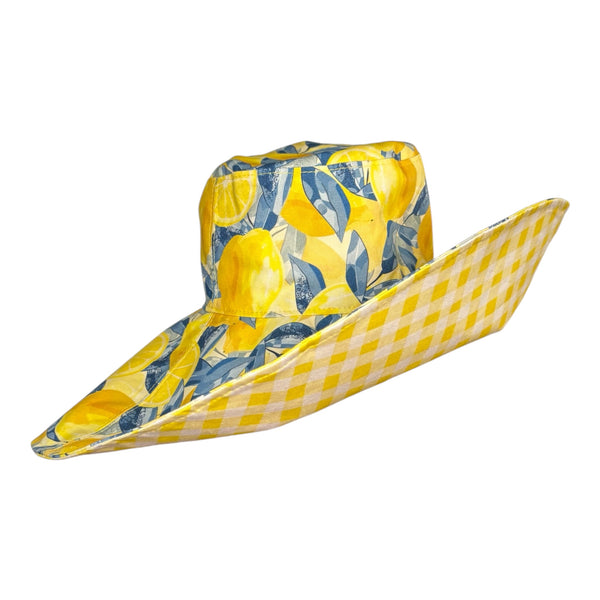 Reversible Wide Brim Resort Hat