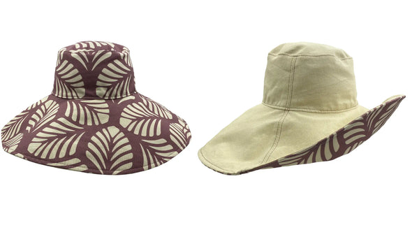 Reversible Wide Brim Resort Hat
