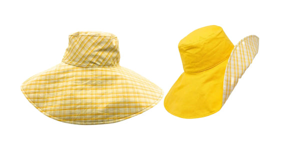Reversible Wide Brim Resort Hat