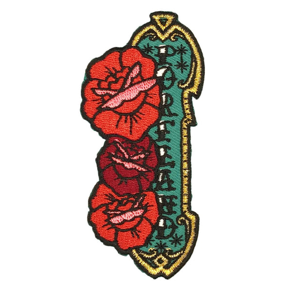 Clearance Iron on Patch - Rainbow Sunshine - Embroidered Patches